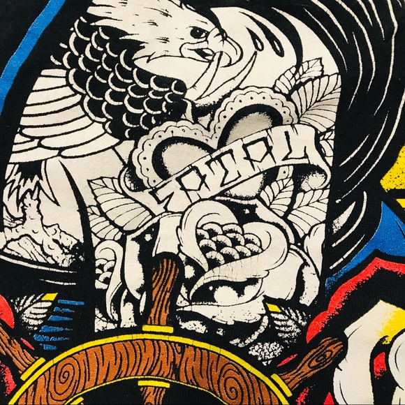 Fatal Black graphic tank top sz S - Picture 2 of 4